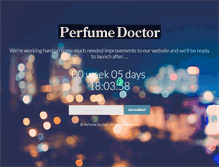 Tablet Screenshot of perfumedoctor.co.uk